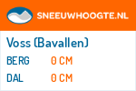 Sneeuwhoogte Voss (Bavallen)